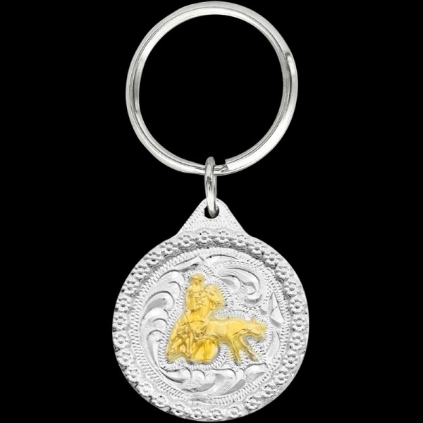 Gold Heeler Keychain +$9.97